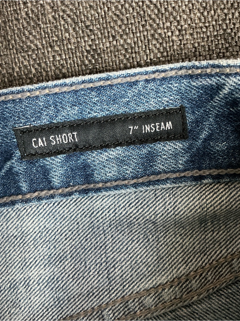 Edwin Light Blue Denim Jeans with Tag festival raw hem boho casual size 27 - Picture 10 of 12